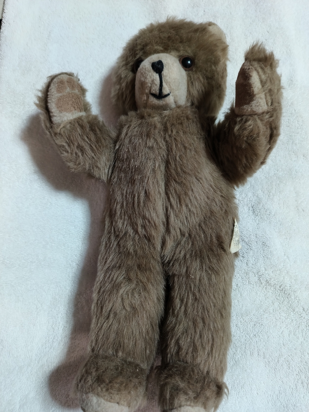 Vintage Brown Plush Teddy Bear with Original Ideal Toy Corp Tag - Picture 2 of 8